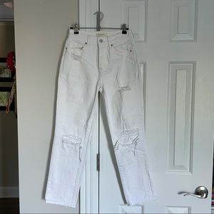 Pacsun white mom jeans 24 waist